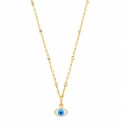 Jacqueline Nicole Brown Solid 14k Gold Charms Necklaces