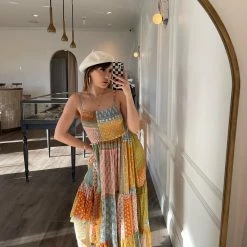 Jen's Pirate Booty Wild Side Midi Dress - Daydream Patchwork Dresses 7 Jen's Pirate Booty Wild Side Midi Dress - Daydream Patchwork Dresses