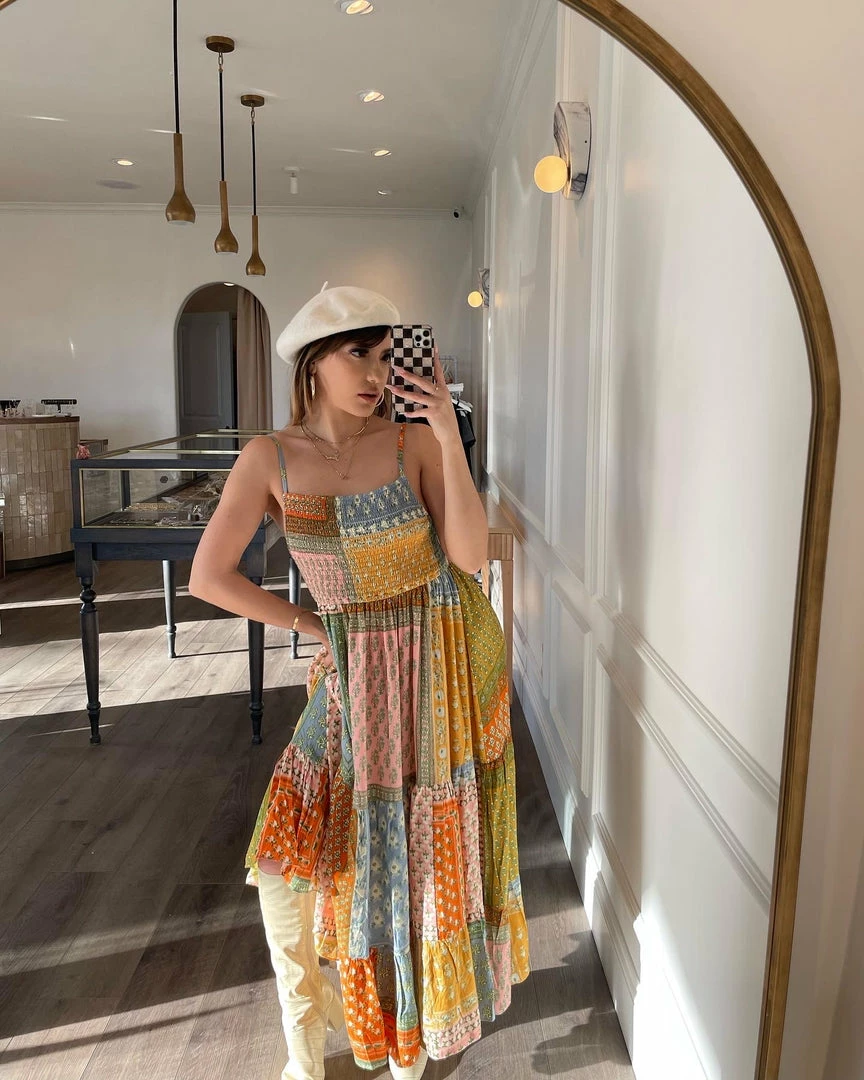 Jen's Pirate Booty Wild Side Midi Dress - Daydream Patchwork Dresses 5 Jen's Pirate Booty Wild Side Midi Dress - Daydream Patchwork Dresses