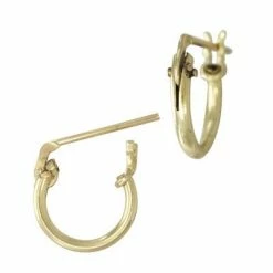 Jacqueline Nicole Brown Baby Hoops Earrings