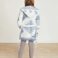 Barefoot Dreams Women's Clothing CozyChic Girl's Patchwork Cardigan