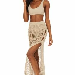 Beach Riot Deborah Skirt Tan