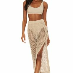 Beach Riot Deborah Skirt Tan