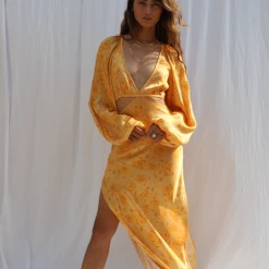 Jen's Pirate Booty Electro Floral Sonora Dress Sunshine