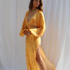 Jen's Pirate Booty Electro Floral Sonora Dress Sunshine