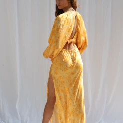 Jen's Pirate Booty Electro Floral Sonora Dress Sunshine