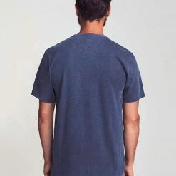 Faherty Men's Clothing Sunwashed Pocket Tee-Navy