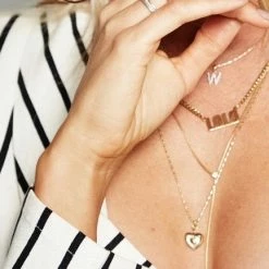 Jnbstyle Necklaces Charlotte Heart Starburts Necklace