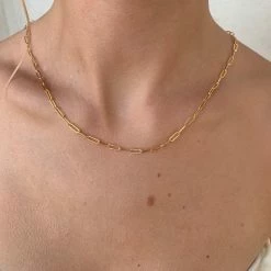 Jacqueline Nicole Brown Necklaces Milan Chain