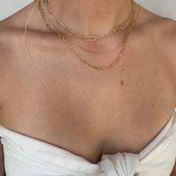 Jacqueline Nicole Brown Necklaces Milan Chain