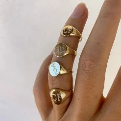 Jacqueline Nicole Brown Classic Signet Ring