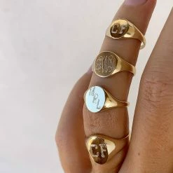 Jacqueline Nicole Brown Classic Signet Ring