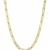 Jacqueline Nicole Brown 14K Gold Paperclip Chain Necklaces