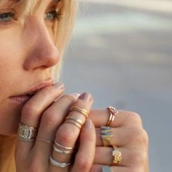 Jnbstyle Old English Letter Ring