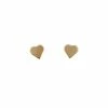 Jacqueline Nicole Brown Heart Studs Earrings
