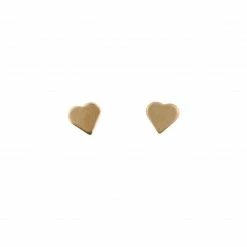Jacqueline Nicole Brown Heart Studs Earrings