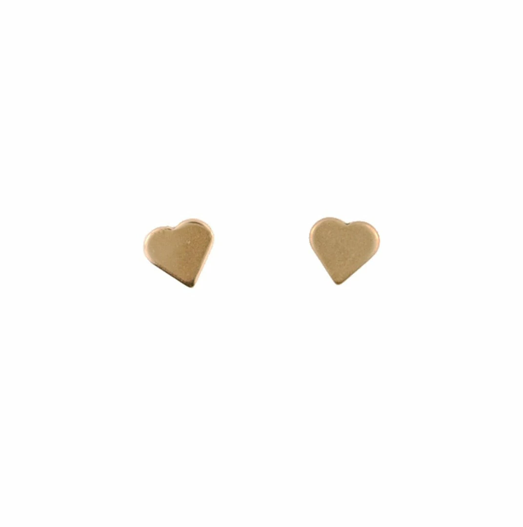 Jacqueline Nicole Brown Heart Studs Earrings 3 Jacqueline Nicole Brown Heart Studs Earrings