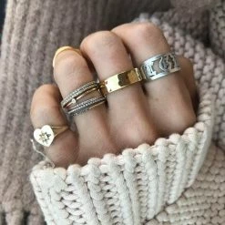 Jnbstyle Charlotte Heart Starburst Ring Rings