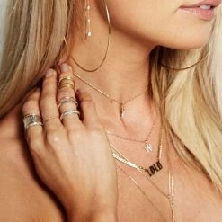 Jnbstyle Diamond Letters Necklaces