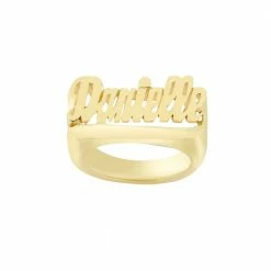 Jacqueline Nicole Brown Name Ring Rings