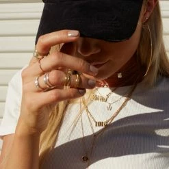 Jnbstyle Necklaces Goth Nameplate Necklace