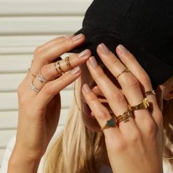 Jnbstyle Old English Letter Ring