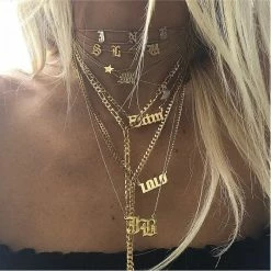 Jnbstyle Mini Name Plate Necklace
