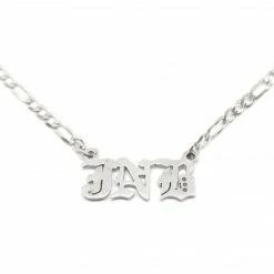 Jnbstyle Necklaces Goth Nameplate Necklace