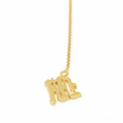 Jacqueline Nicole Brown Necklaces Sexy Drop Letter Necklace