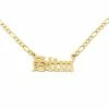 Jnbstyle Necklaces Goth Nameplate Necklace
