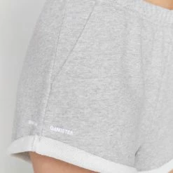 Spiritual Gangster Women's Clothing Cotton Lounge Short Medium Heather Grey