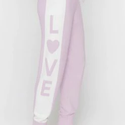 Spiritual Gangster Contrast Knit Jogger - Stone Quartz