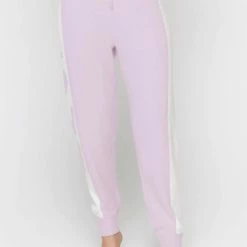 Spiritual Gangster Contrast Knit Jogger - Stone Quartz