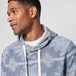 Faherty Arctic Star Doug Good Feather Hoodie Men's Clothing