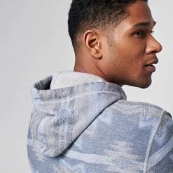 Faherty Arctic Star Doug Good Feather Hoodie Men's Clothing