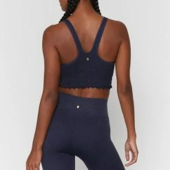 Spiritual Gangster Amor Crop Tank - Mineral Wash Night