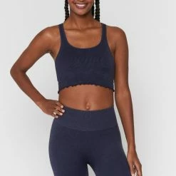 Spiritual Gangster Amor Crop Tank - Mineral Wash Night