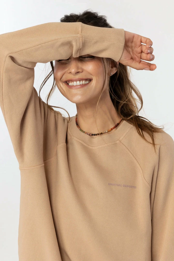 Spiritual Gangster You Are Gold Bridget Raglan Sweatshirt 7 Spiritual Gangster You Are Gold Bridget Raglan Sweatshirt