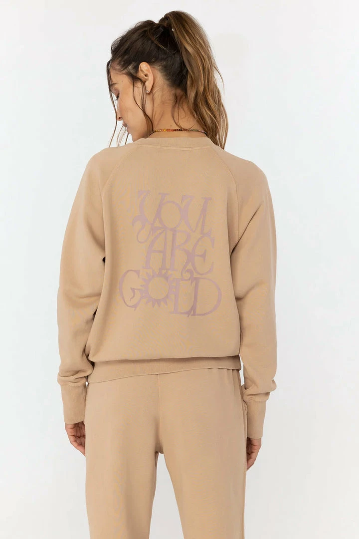 Spiritual Gangster You Are Gold Bridget Raglan Sweatshirt 5 Spiritual Gangster You Are Gold Bridget Raglan Sweatshirt