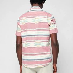 Faherty Red Summer Short-Sleeve Coast Shirt