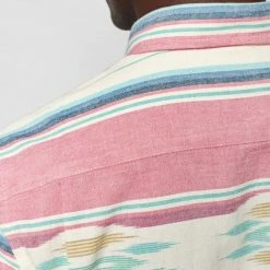 Faherty Red Summer Short-Sleeve Coast Shirt