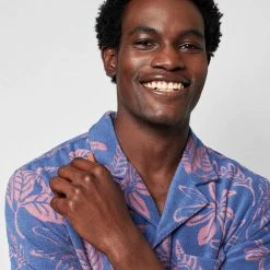 Faherty Men's Clothing Short-Sleeve Cabana Towel Terry Shirt