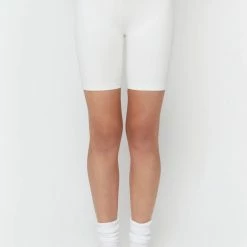 Spiritual Gangster Amara Seamless Wide Rib Biker Short Stone Women's Clothing