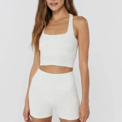 Spiritual Gangster Women's Clothing Jacquard Athena Seamless Tank Stone Floral