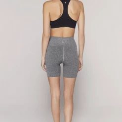 Spiritual Gangster Biker Short Grey Women's Clothing