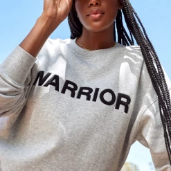 Spiritual Gangster Warrior Relaxed Crewneck Sweatshirt Women's Clothing