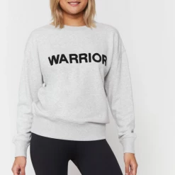 Spiritual Gangster Warrior Relaxed Crewneck Sweatshirt Women's Clothing