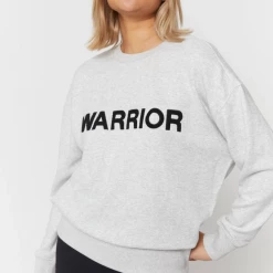 Spiritual Gangster Warrior Relaxed Crewneck Sweatshirt Women's Clothing