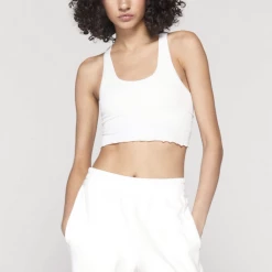 Spiritual Gangster Amor Crop Tank - White