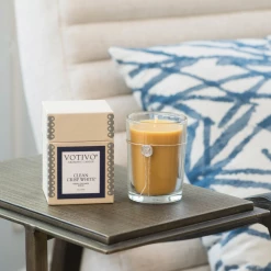 Votivo Aromatic Candle-Clean Crisp White Home 9 Votivo Aromatic Candle-Clean Crisp White Home